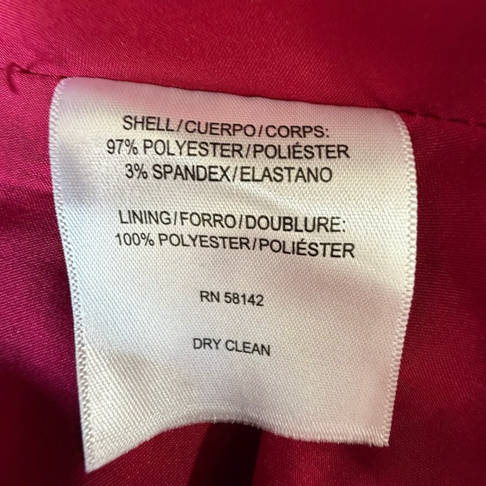 Gal Meets Glam Women's Size 20 Berry Pink Fit & Flare Midi Dress Career Church - Picture 8 of 8